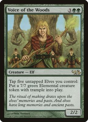 Voice of the Woods card from Duel Decks: Elves vs. Goblins