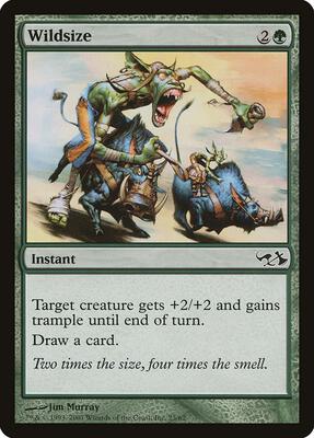 Wildsize card from Duel Decks: Elves vs. Goblins