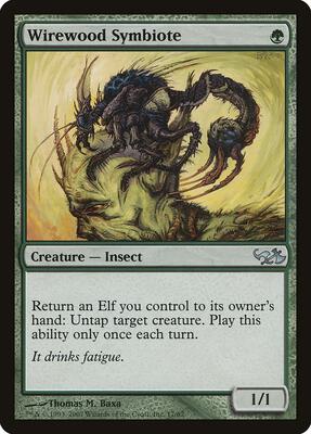 Wirewood Symbiote card from Duel Decks: Elves vs. Goblins