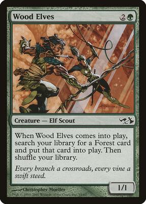 Wood Elves card from Duel Decks: Elves vs. Goblins