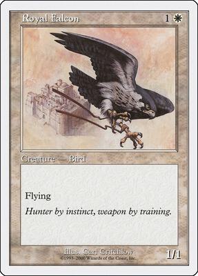 Royal Falcon card from Starter 2000