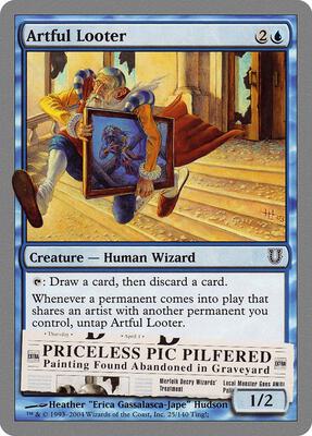 Artful Looter card from Unhinged