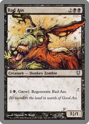 Bad Ass card from Unhinged
