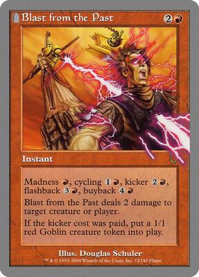 Blast from the Past card from Unhinged