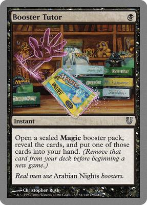Booster Tutor card from Unhinged
