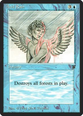 Acid Rain card from Legends