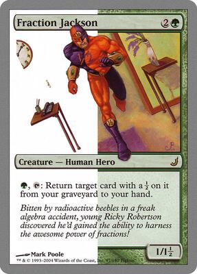 Fraction Jackson card from Unhinged