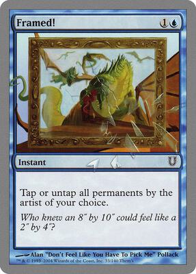 Framed! card from Unhinged