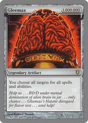 Gleemax card from Unhinged