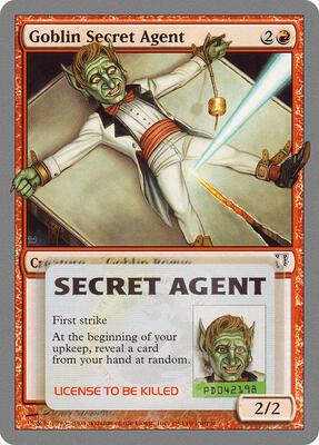 Goblin Secret Agent card from Unhinged