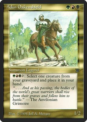 Adun Oakenshield card from Legends