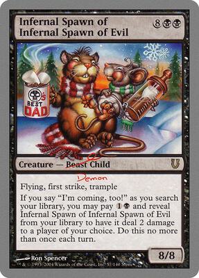 Infernal Spawn of Infernal Spawn of Evil card from Unhinged