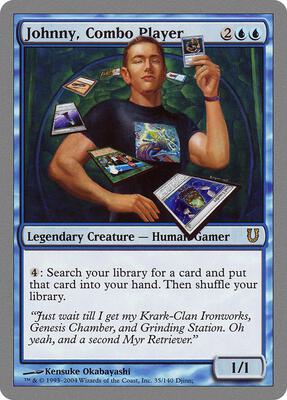Johnny, Combo Player card from Unhinged