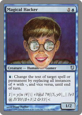 Magical Hacker card from Unhinged
