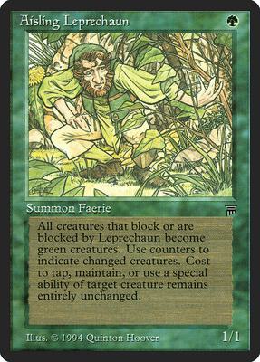 Aisling Leprechaun card from Legends