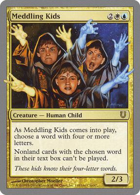Meddling Kids card from Unhinged