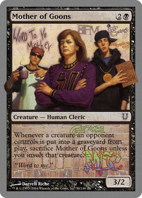Mother of Goons card from Unhinged