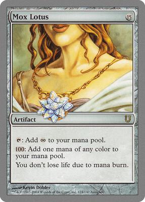 Mox Lotus card from Unhinged