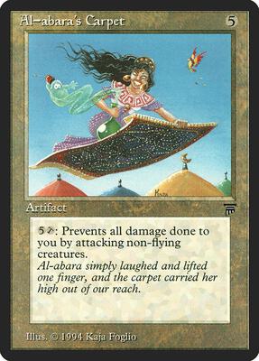 Al-abara's Carpet card from Legends