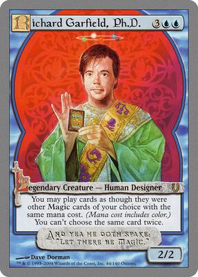 Richard Garfield, Ph.D. card from Unhinged