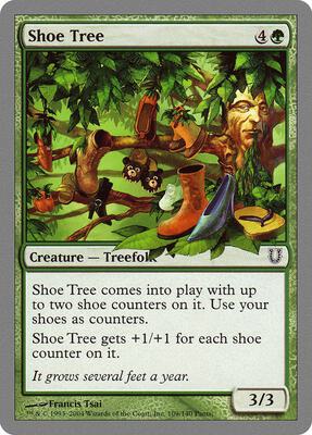 Shoe Tree card from Unhinged