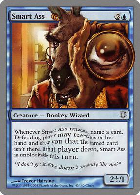 Smart Ass card from Unhinged