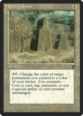 Alchor's Tomb card from Legends