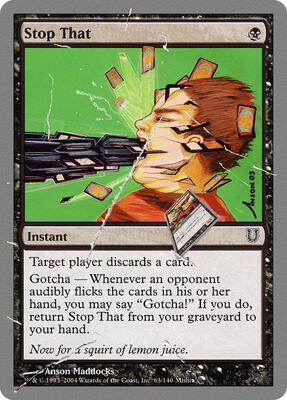 Stop That card from Unhinged