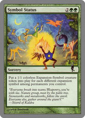 Symbol Status card from Unhinged