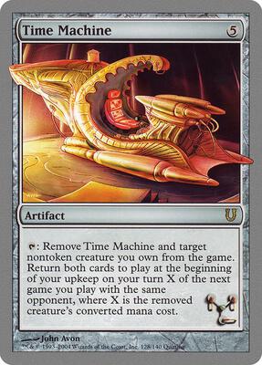 Time Machine card from Unhinged