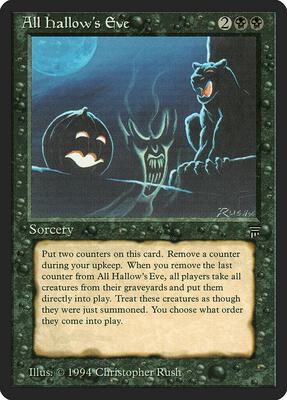 All Hallow's Eve card from Legends