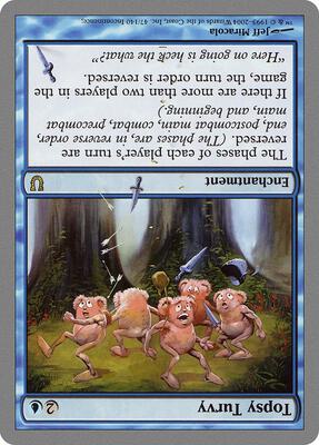 Topsy Turvy card from Unhinged
