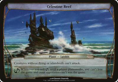 Celestine Reef (Prerelease Promo) card from Oversize Cards