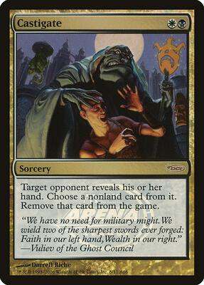 Castigate card from Arena Promos