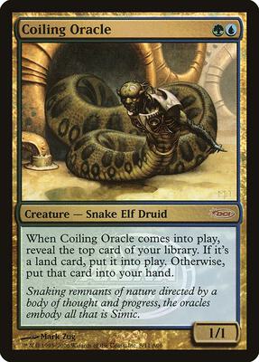 Coiling Oracle card from Arena Promos