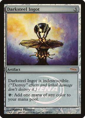 Darksteel Ingot card from Arena Promos