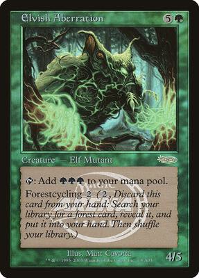 Elvish Aberration card from Arena Promos