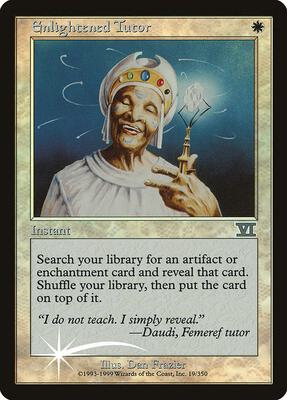 Enlightened Tutor card from Arena Promos