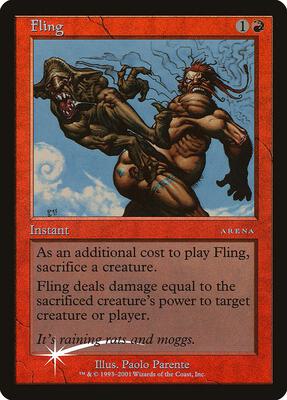 Fling card from Arena Promos