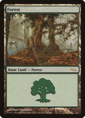 Forest (2005) card from Arena Promos