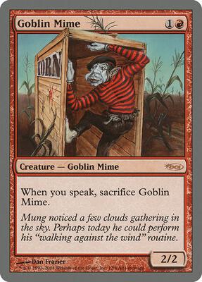 Goblin Mime card from Arena Promos