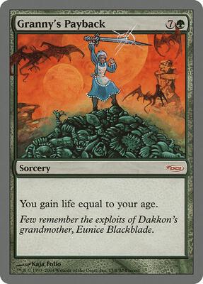 Granny's Payback card from Arena Promos
