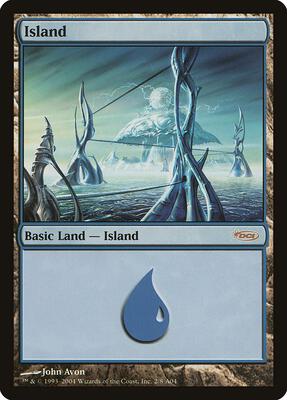 Island (2004) card from Arena Promos