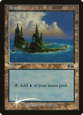 Island (1999) card from Arena Promos