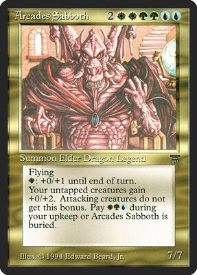 Arcades Sabboth card from Legends