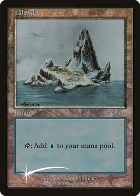 Island (2001) card from Arena Promos
