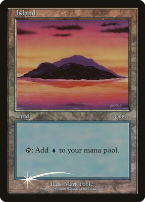 Island (2002) card from Arena Promos