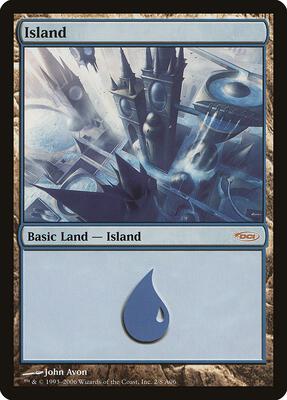 Island (2006) card from Arena Promos