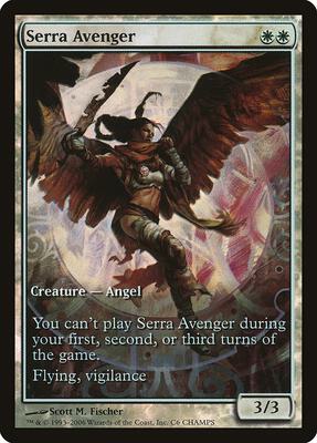 Serra Avenger card from Champs Promos