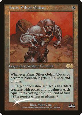 Karn, Silver Golem card from Arena Promos